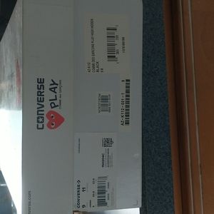 Converse Play x Comme Des Garcons Unisex size 9